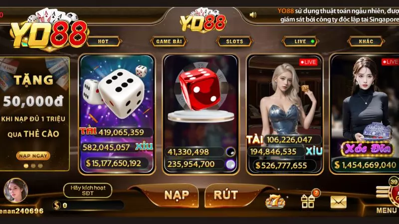 Giao diện trực quan dễ hiểu